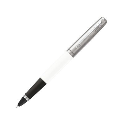 Ручка-роллер Parker Jotter Original T60 White СT (чернила черные) в подарочной коробке-0