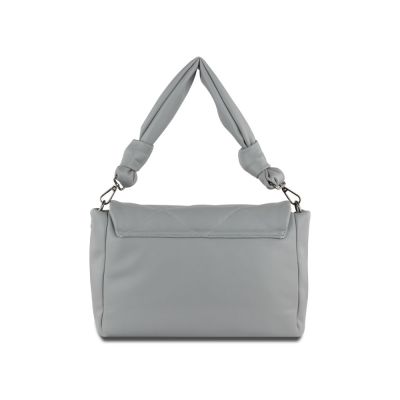 Сумка наплечная женская BUGATTI Cara, серая, полиуретан, 31х7,5х20 см, 4 л-6