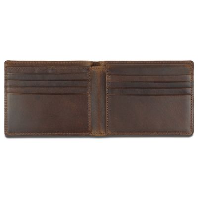 Портмоне Mano Don Leon, натуральная кожа в коричневом цвете, 11 х 8,6 см-4