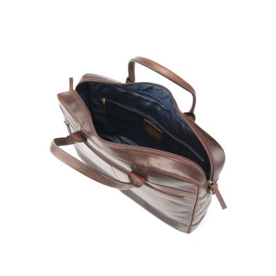 Сумка KLONDIKE DIGGER Carl, натуральная кожа цвета коньяк, 42 x 30 x 9 см-2