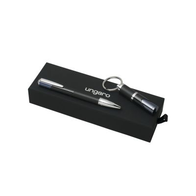 Подарочный набор Lapo: брелок, ручка шариковая. Ungaro-1