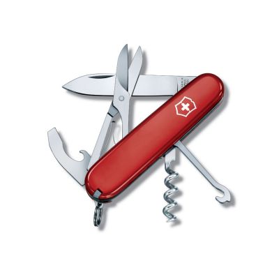 Нож перочинный VICTORINOX Compact, 91 мм, 15 функций, красный-0