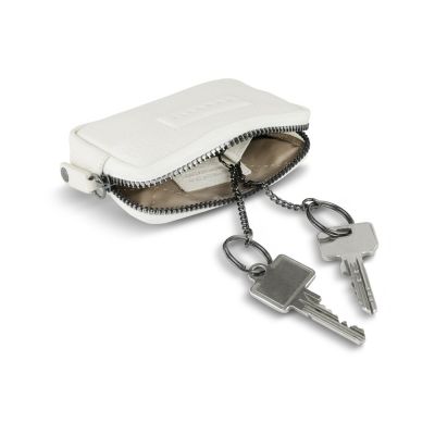 Ключница BUGATTI Elsa, с защитой данных RFID, белая, воловья кожа/полиэстер, 11х2х7 см-2