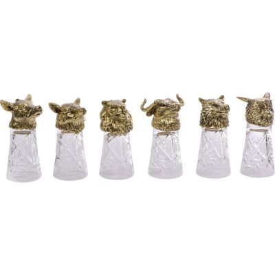 Подарочный набор Русская охота, темно-коричневый/молочный-3