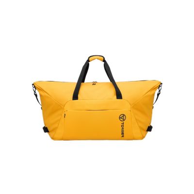 Сумка дорожная TORBER MOBI, желтая, полиэстер 900D с PU покрытием, 65 х 37 х 34 см-1