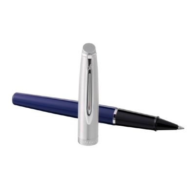 Ручка роллер Waterman  Embleme цвет BLUE CT, цвет чернил: черный-2