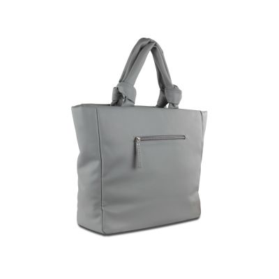 Сумка-шоппер BUGATTI Cara, серая, полиуретан, 43х11х32 см, 10 л-5