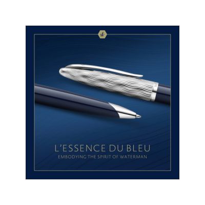 Шариковая ручка Waterman Carene22 SE deluxe Blue CT, стержень: M, цвет: Blue, в подарочной упаковке-7