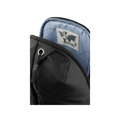 Рюкзак BUGATTI Blanc Delight, чёрный, нейлон RPET600D/тарпаулин/полиэстер, 18х10х31 см, 5 л-4