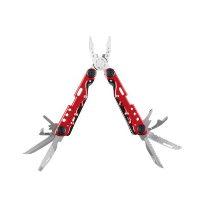 Мультитул Stinger, 105x40 мм, 13 функций, сталь, красно-серебристый, в комплекте нейлоновый чехол-1