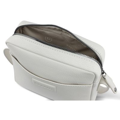 Сумка кросс-боди женская BUGATTI Elsa, белая, воловья кожа/полиэстер, 19х5,5х14 см-5