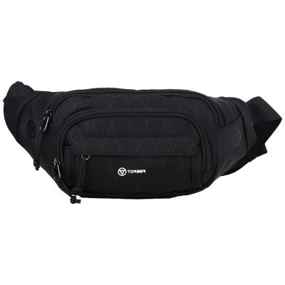 Сумка на пояс TORBER, чёрный, полиэстер-0