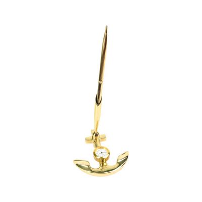 Настольный прибор Якорь, золотистый-0