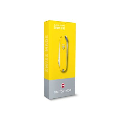 Нож-брелок VICTORINOX Classic SD Colors Sunny Side, 58 мм, 7 функций, жёлтый-3