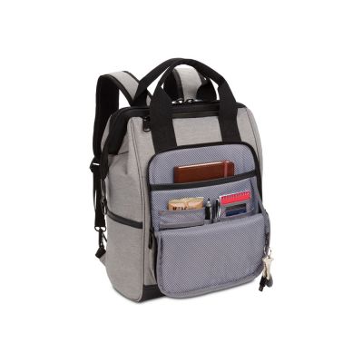 Рюкзак SWISSGEAR 16,5 Doctor Bags, серый/черный, полиэстер 900D/ПВХ, 29 x 17 x 41 см, 20 л-4