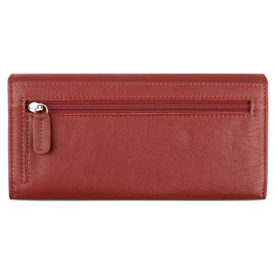 Кошелёк женский BUGATTI Banda, с защитой данных RFID, красный, кожа/полиэстер, 18,5х2,5х9,5 см-5