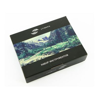 Набор инструментов Stinger, 25 инструментов, в пластиковом кейсе, 230x180x50 мм, серый-1