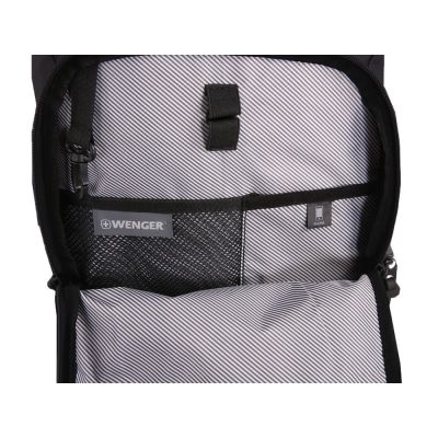 Рюкзак WENGER 15'', чёрный, полиэстер 900D/ М2 добби, 29х15х47 см, 20 л-6