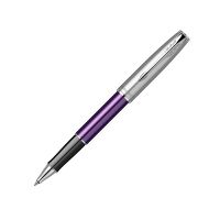Ручка-роллер Parker Sonnet Essentials Violet SB Steel CT, цвет чернил black, перо: F, в подарочной упаковке.