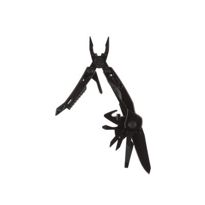 Мультитул Stinger, 105x45 мм, 13 функций, сталь, чёрный, в комплекте 9 насадок и нейлоновый чехол-0