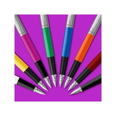 Перьевая ручка Parker Jotter, цвет ORIGINALS BLACK CT, цвет чернил синий/черный, толщина линии M, В БЛИСТЕРЕ-4