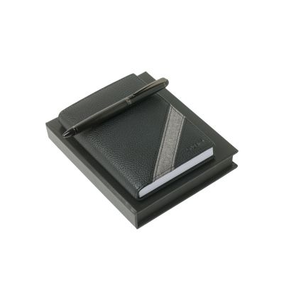 Подарочный набор: блокнот А6, ручка шариковая. Ungaro-0