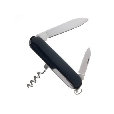 Нож перочинный Stinger, 90 мм, 4 функции, материал рукояти: АБС-пластик (черный)-3