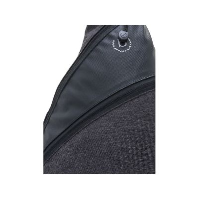 Рюкзак с одним плечевым ремнем BUGATTI Universum, графитовы, полиэстер меланж/тарпаулин, 23х14х42 см-4