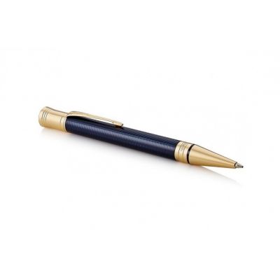 Шариковая ручка Parker  Duofold Prestige Blue Chevron GT, стержень: M, цвет чернил: black, в подарочной упаковке.-2