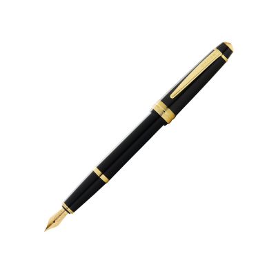 Перьевая ручка Cross Bailey Light Polished Black Resin and Gold Tone, перо F-0