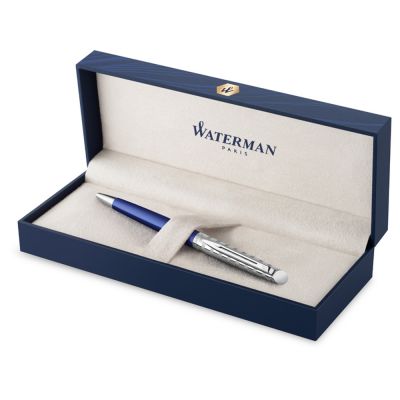 Шариковая ручка Waterman Hemisphere French riviera Deluxe BLU LOUNGE в подарочной коробке-5