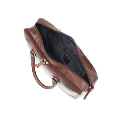 Сумка KLONDIKE DIGGER Earl, натуральная кожа цвета коньяк, 29 x 38 x 9 см-2