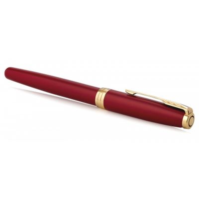 Перьевая ручка Parker Sonnet Red GT Intense, перо: F, цвет чернил: black, в подарочной упаковке-4