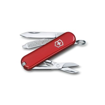 Нож-брелок VICTORINOX Classic Style Icon, 58 мм, 7 функций, красный-0