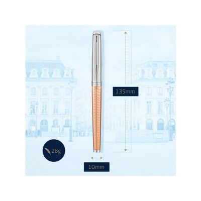 Ручка роллер Waterman Hemisphere Deluxe Rose Wave-3