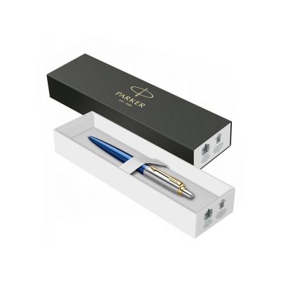 Шариковая ручка Parker Jotter SE 135 Lacquer Blue St.Steel GT, стержень: M, цвет чернил : blue, в подарочной упаковке-5
