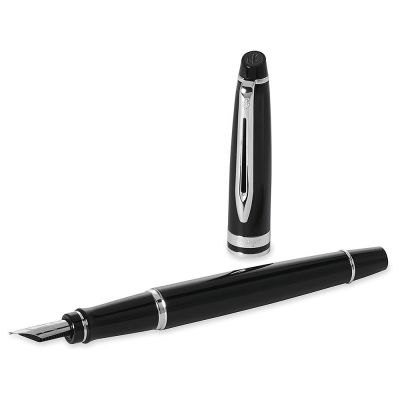 Подарочный набор Waterman Expert с перьевой ручкой и чехлом Black CT перо M-1