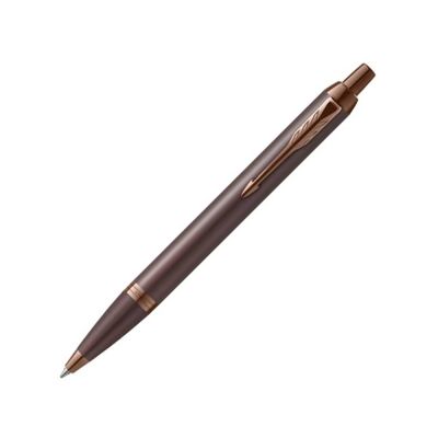 Шариковая ручка Parker IM Monochrome Brown, стержень:M, цвет чернил: blue, в подарочной упаковке.-0