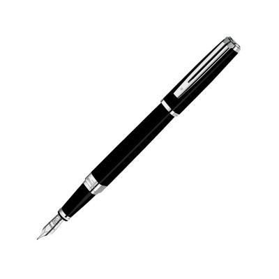 Перьевая ручка Waterman Exception, цвет: Slim Black ST, перо: F (FF)-0
