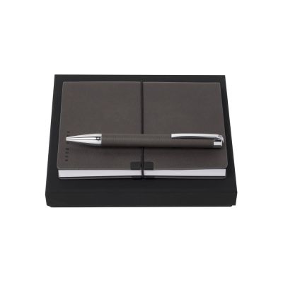 Подарочный набор: блокнот А6, ручка шариковая. Hugo Boss-0