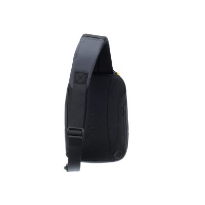 Рюкзак TORBER VOYAGE на одно плечо, серый, полиэстер 900D, 20х10х30 см, 5 л-3