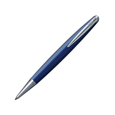 Ручка шариковая Pierre Cardin MAJESTIC с поворотным механизмом, синий/серебро-0