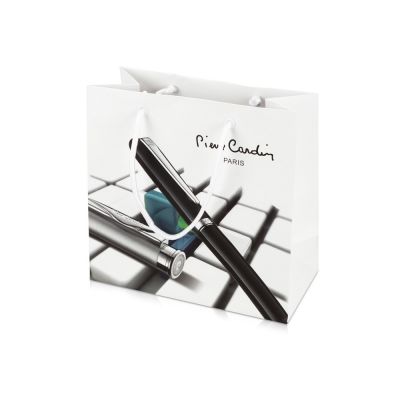 Набор: ручка шариковая, записная книжка. Pierre Cardin, черный/серый-2