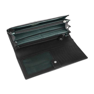 Кошелёк BUGATTI Vertice, чёрный, натуральная воловья кожа, 19,2х3х9,3 см-1