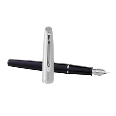Перьевая ручка Waterman  Embleme цвет BLACK CT, цвет чернил: черный-3