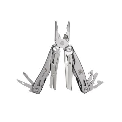 Мультитул Stinger, 106 мм, 15 функций, сталь, серебристый, в комплекте нейлоновый чехол-0