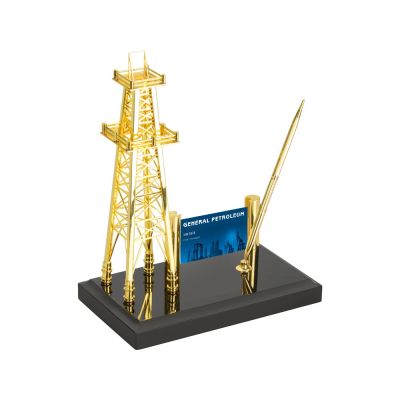 Настольный прибор Недра, золотистый/черный-0