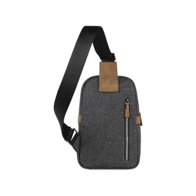 Рюкзак с одним плечевым ремнем BUGATTI Luce, серый, полиэстер, 17х6х27 см-5