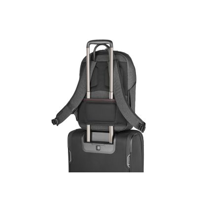 Рюкзак VICTORINOX Architecture Urban2 City Backpack 14'', серый, полиэстер / кожа, 30x19x42 см, 17 л-7