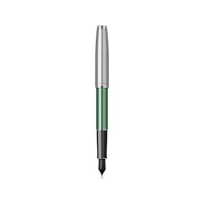 Перьевая ручка Parker Sonnet Essentials Green SB Steel CT, перо: F, цвет чернил: black, в подарочной упаковке.-1